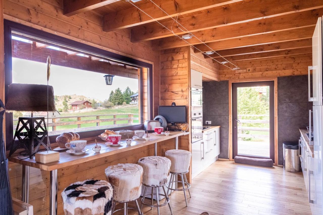 Chalet Massada - Luxe & Piscine & Jacuzzi - Detente Et Ski A Valberg Péone Екстериор снимка