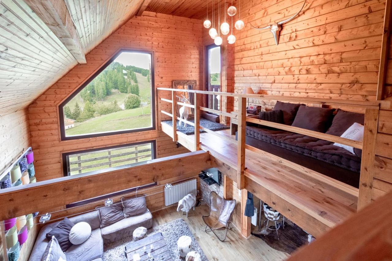 Chalet Massada - Luxe & Piscine & Jacuzzi - Detente Et Ski A Valberg Péone Екстериор снимка