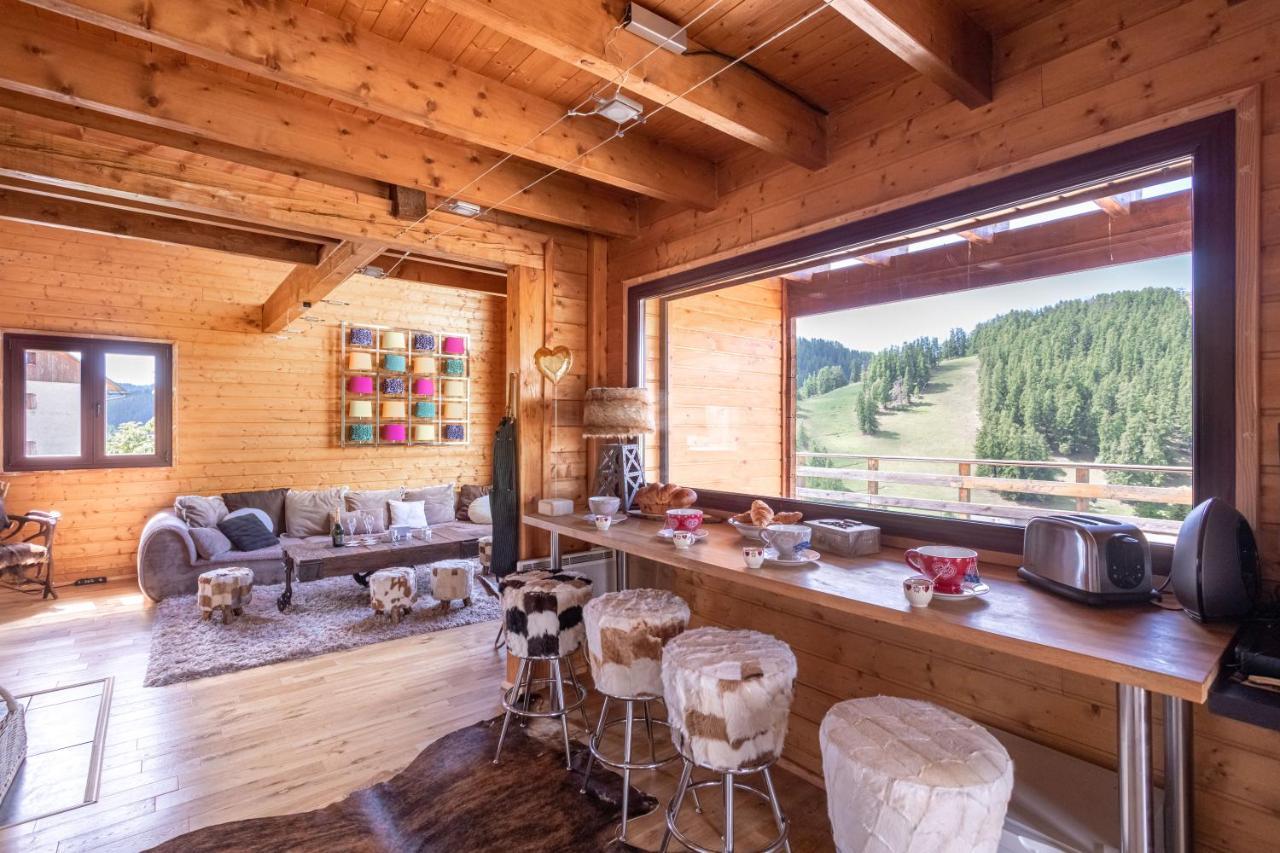 Chalet Massada - Luxe & Piscine & Jacuzzi - Detente Et Ski A Valberg Péone Екстериор снимка