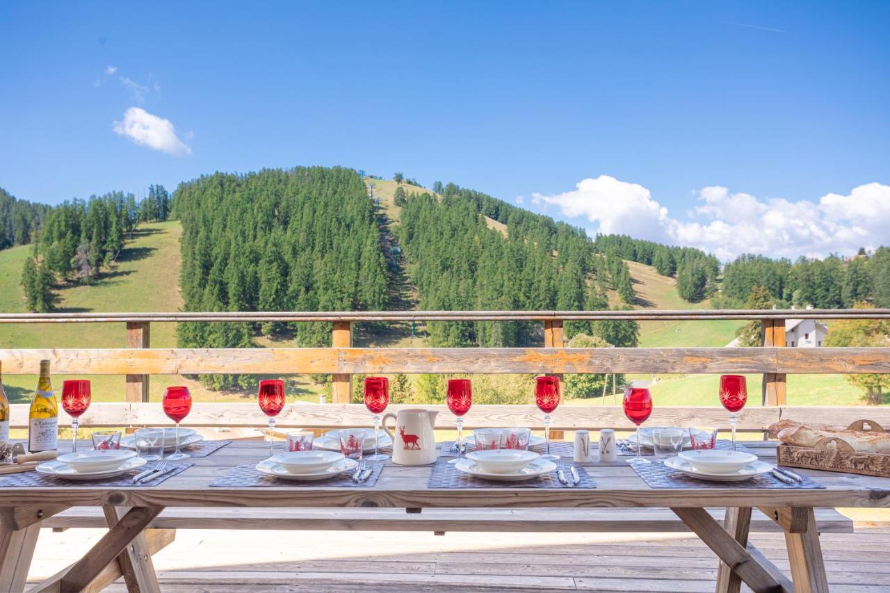 Chalet Massada - Luxe & Piscine & Jacuzzi - Detente Et Ski A Valberg Péone Екстериор снимка