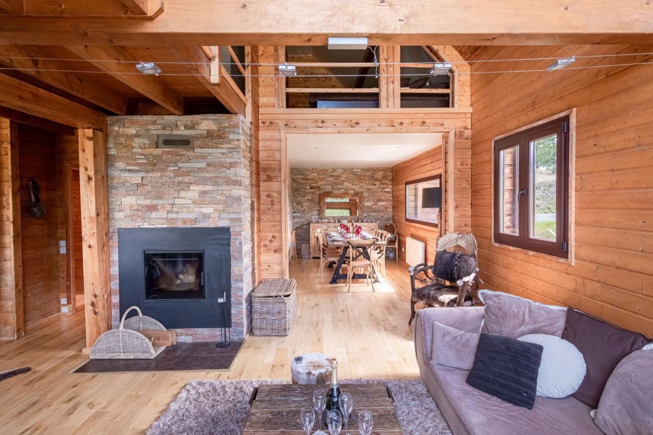 Chalet Massada - Luxe & Piscine & Jacuzzi - Detente Et Ski A Valberg Péone Екстериор снимка