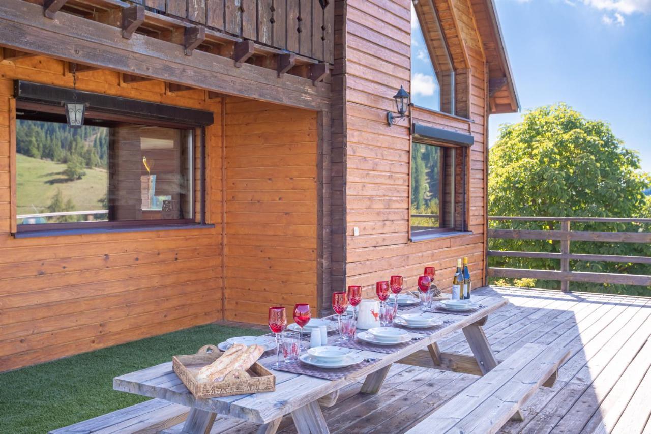 Chalet Massada - Luxe & Piscine & Jacuzzi - Detente Et Ski A Valberg Péone Екстериор снимка